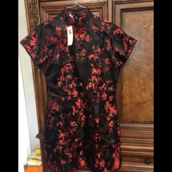 Asian Kimono Dress NWT - Picture 1 of 4